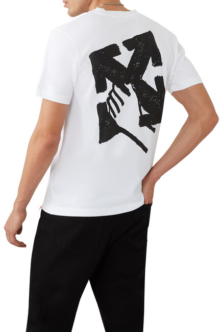 Hand Arrow Print T-Shirt